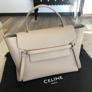 Celine Mini Belt Bag (Taupe)